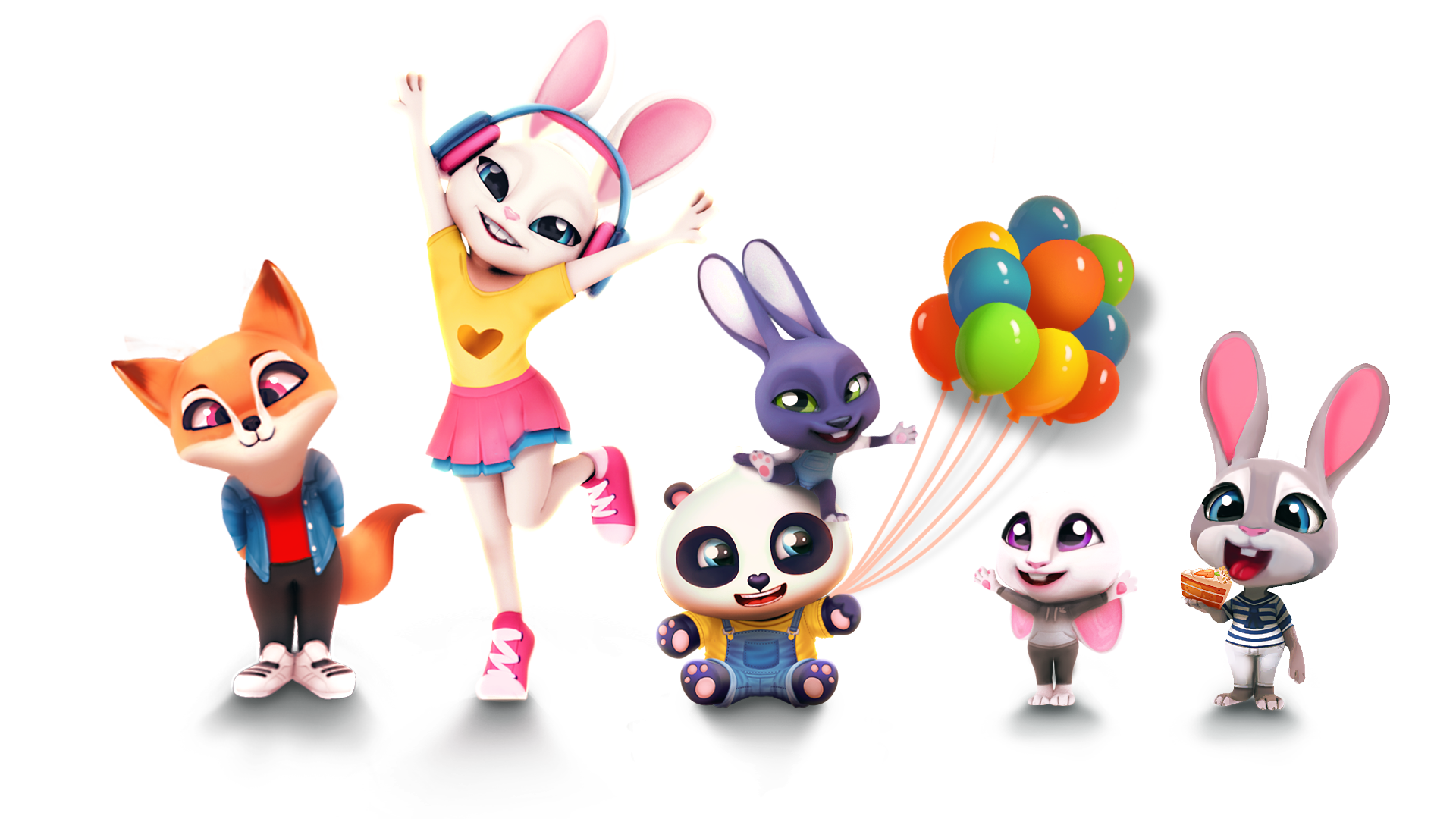 Virtual Pet Games - Bu Bunny, Pu Panda, Inu Shiba