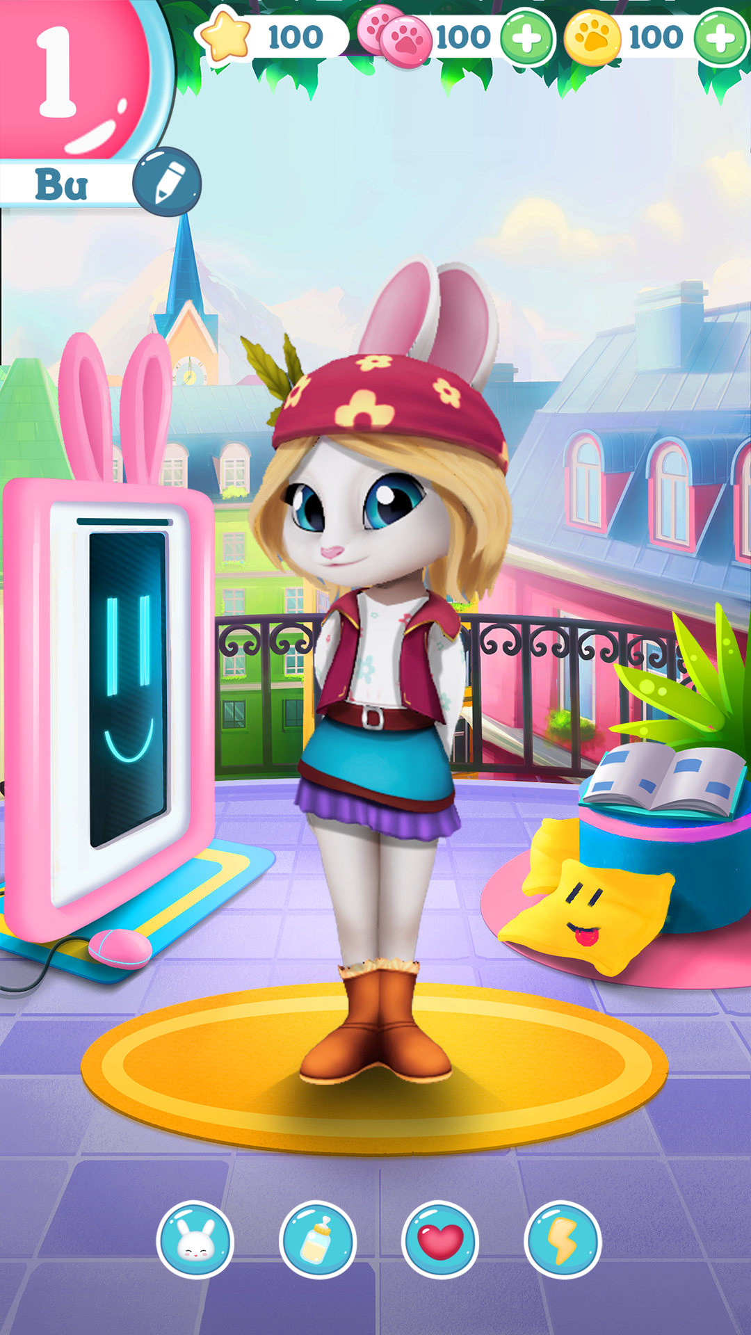 Bu Bunny Virtual Pet Game - Play Now